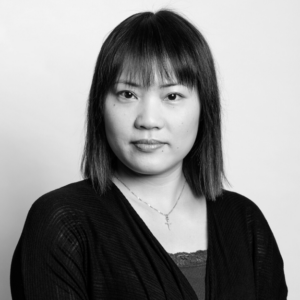 Black and white headshot of Angela Ng