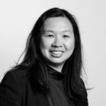 Black and white headshot of Erlinda Lee