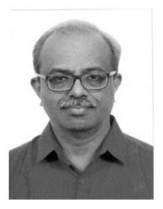 Black and white headshot of Murali Kumaraswamy