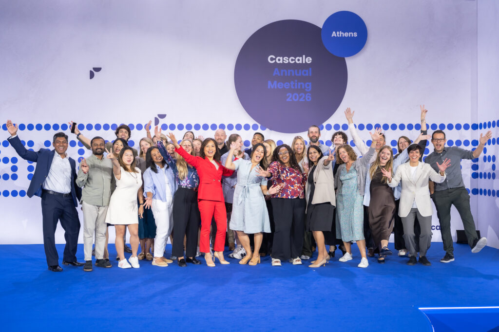 Cascale team on stage at the Cascale Annual Meeting 2026